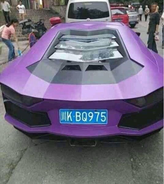 Очередная реплика Lamborghini из Китая (3 фото)