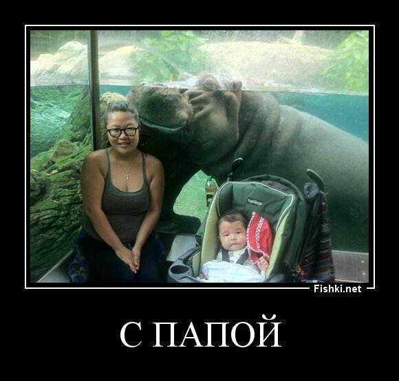 с папой