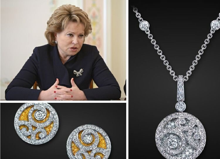 Красота требует миллионов. Самые дорогие украшения российских чиновниц