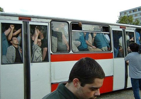 Как француз в автобусе ездил