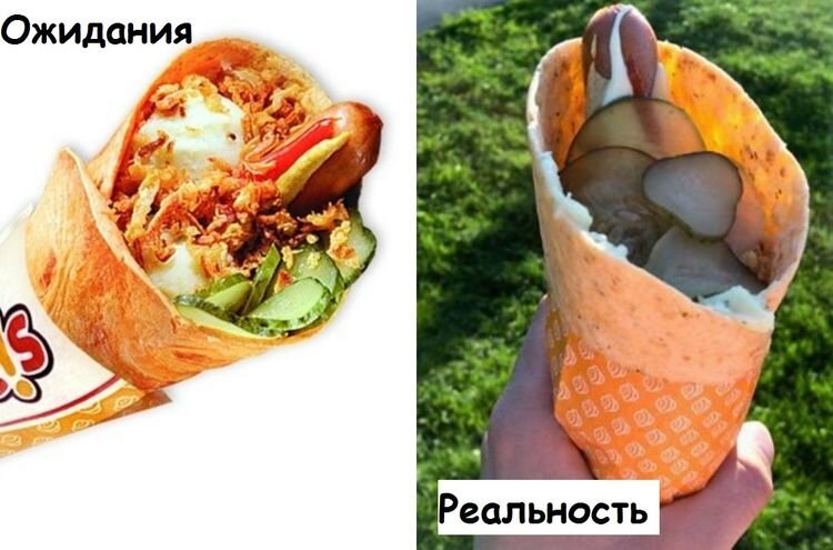 Не верьте рекламе. Блюда из McDonald’s и других заведений без фотошопа