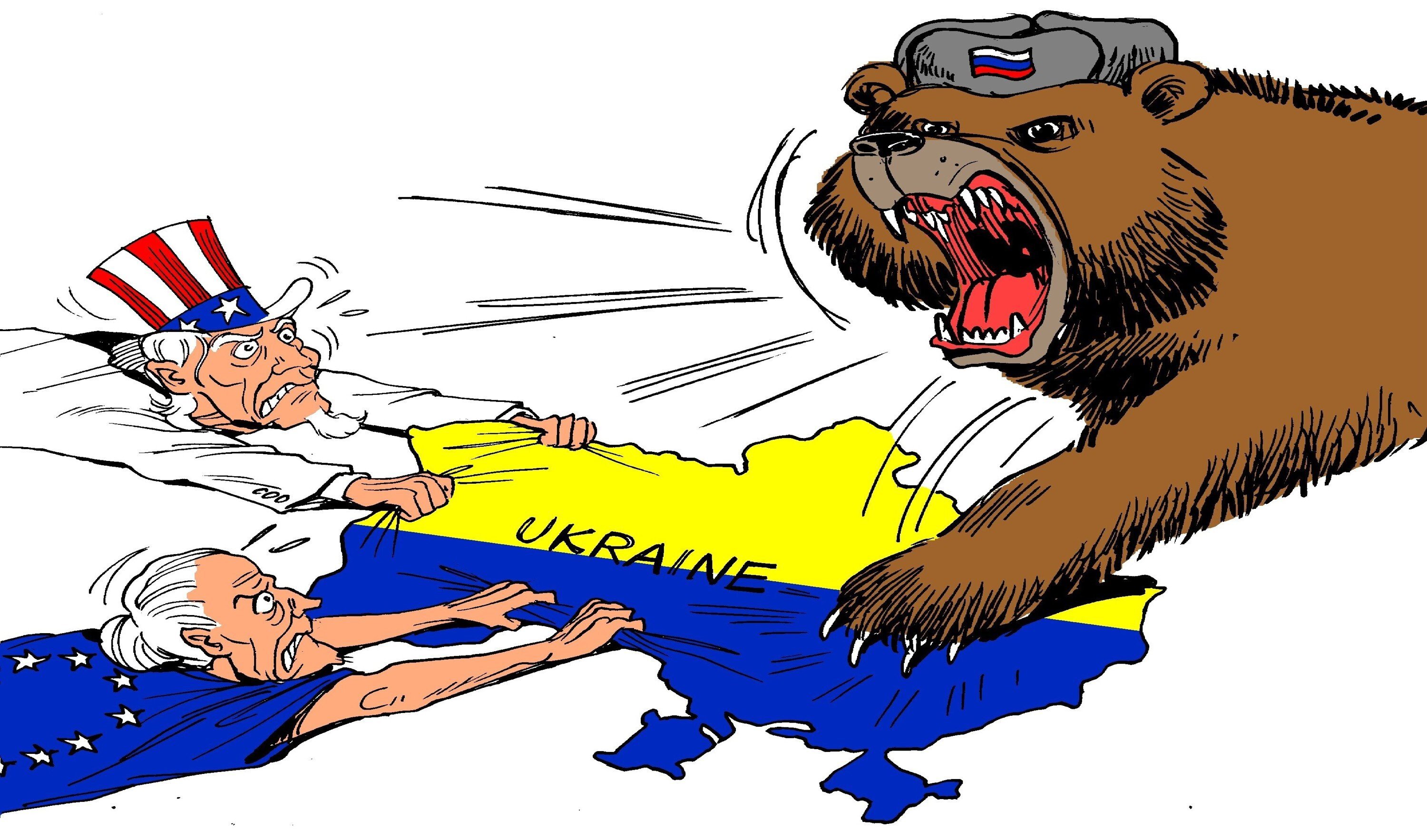 Карикатуры на современную Россию
