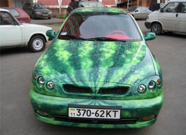 Арбуз на колесах (4 фото)