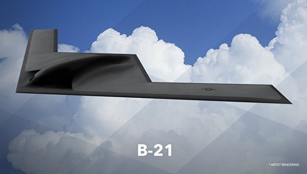 США представили модель нового стратегического бомбардировщика В-21                                  
