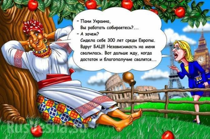 Украинский цепень — мнение, Россия всегда была донором. Ну в крови у нас- всем помогать.Душа у нас ш