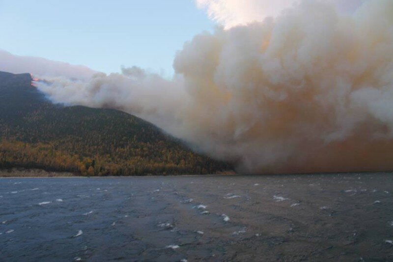 Северные районы иркутской области прожили сентябрь в дыму 
