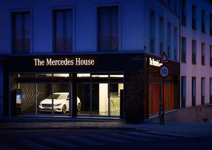 Ресторан Mercedes  в Брюсселе (13 фото)