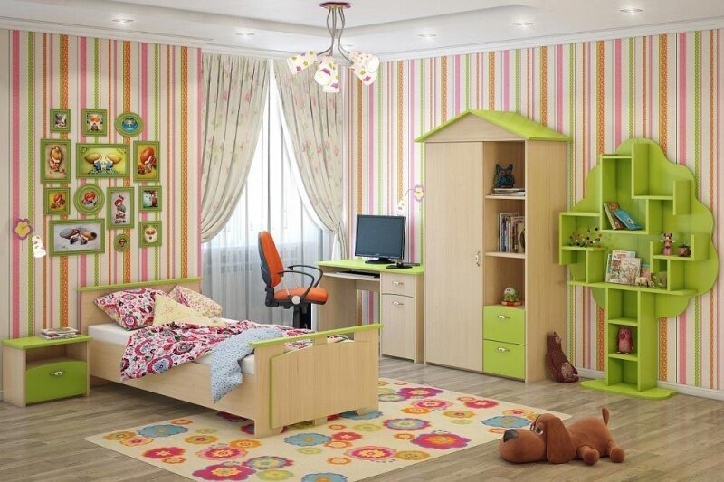 Сделать из маленькой комнаты просторную детскую или несколько способов перехитрить пространство
