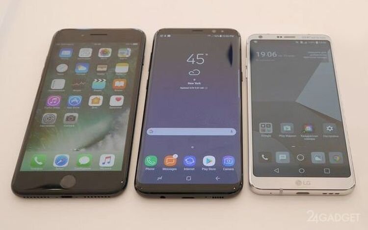 Сравнение камер Samsung Galaxy S8, LG G6 и iPhone 7 Plus (6 фото)