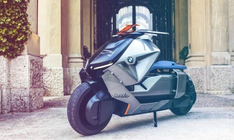 Электроскутер будущего от BMW (18 фото + 2 видео)