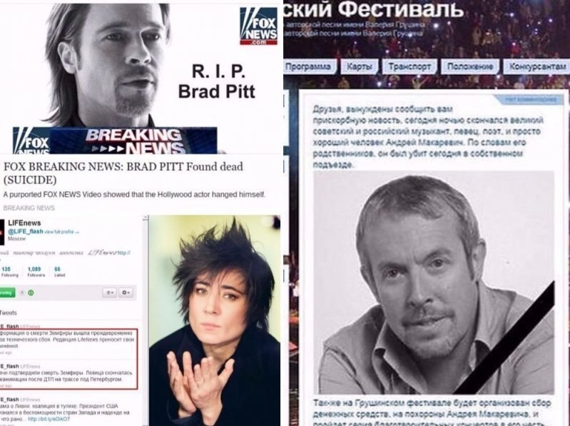 Кто и зачем "хоронит" в новостях знаменитостей