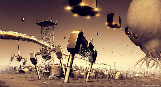 Рисунки Алексея Андреева (27 фото)