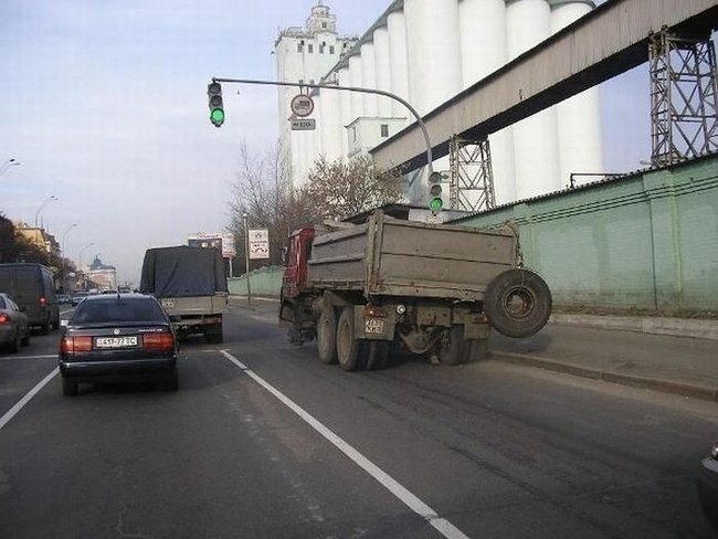 Вождение без колеса (16 фото)