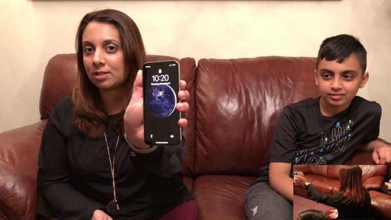 10-летний ребенок без труда разблокировал iPhone X родителей