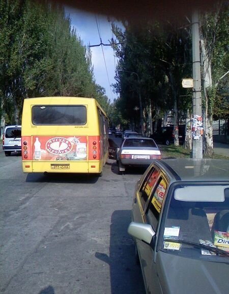 Беспечный водитель (1 фото)