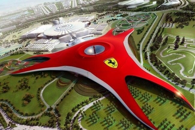Парк Ferrari в Дубае (8 фото+видео)
