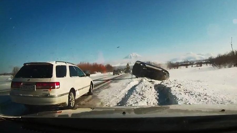 Авария дня. Нету лучше велика, чем Митсубиси Делика