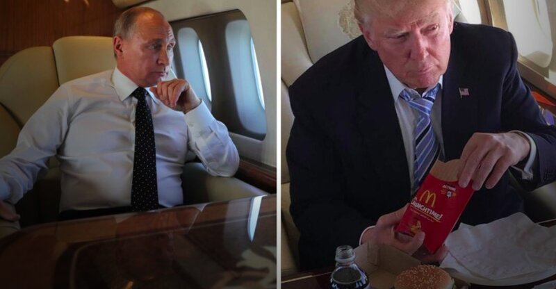 Путин против Трампа. У кого круче лимузин, самолет и резиденции (47 фото)