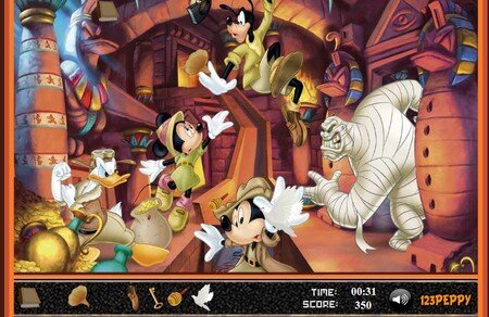 Mickey mouse hidden objects