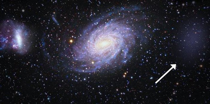 "Галактика-призрак" обнаружена вблизи Млечного пути