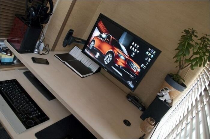 Рабочий кабинет на балконе (19 фото)