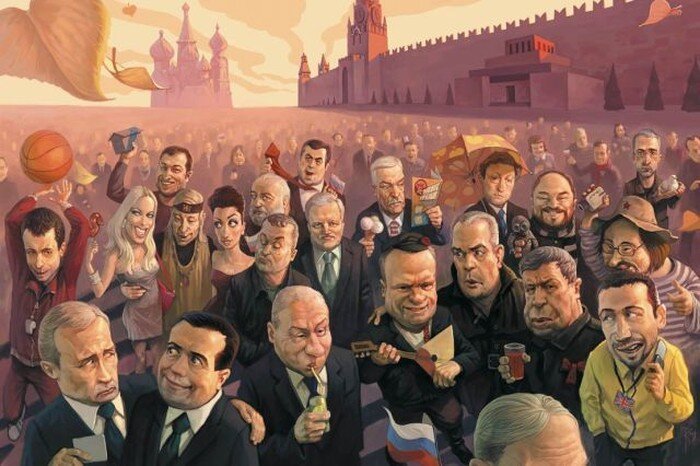 Необычные иллюстрации русских художников (40 фото)