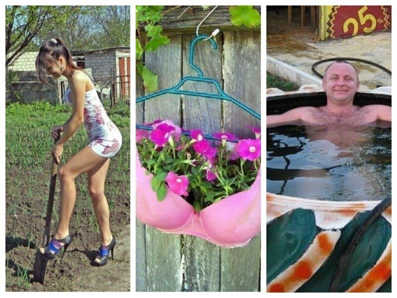 Дачные привычки, из-за которых можно знатно опозориться перед соседями (38 фото)