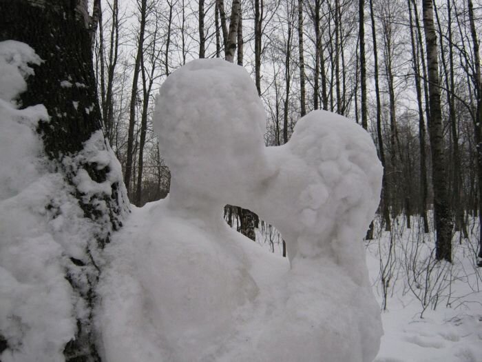 Снеговиковая любовь (6 фото)