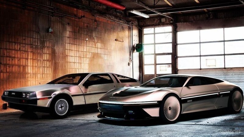 Современный прототип DeLorean DMC-12 из кинофильма «Назад в будущее» (3 фото)