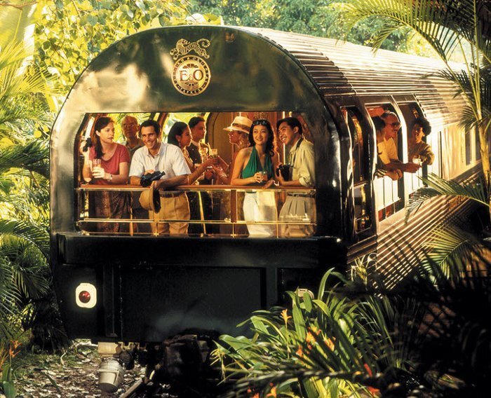 Малайзия. Поезд "Eastern &amp; Oriental Express" (14 фото)