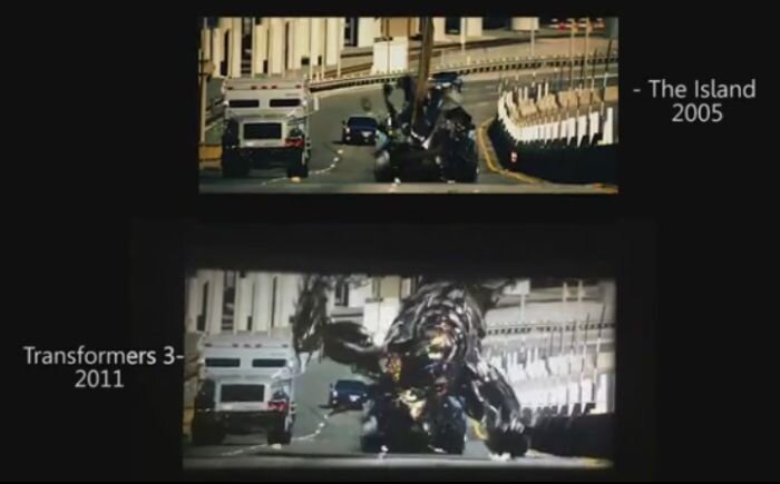 "Трансформеры 3" и "Остров" одна сцена на два фильма (1 фото + 1 гифка + видео)