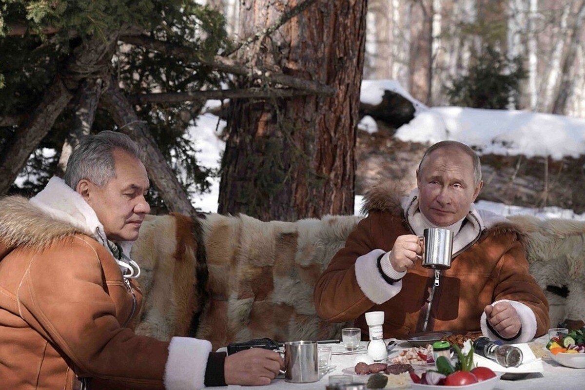 Путин и Шойгу в Сибири 2021