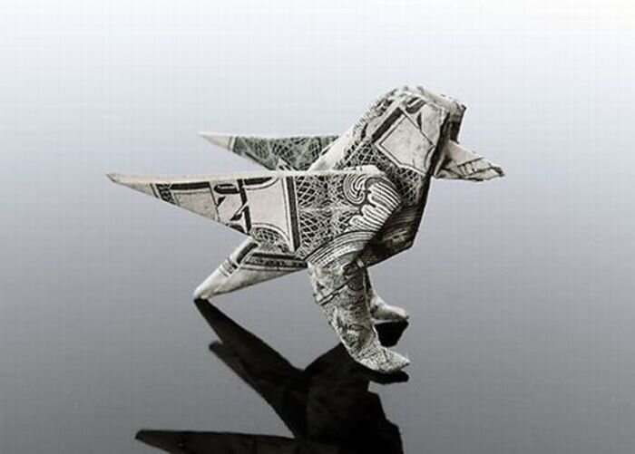 Оригами из денег (36 фото)