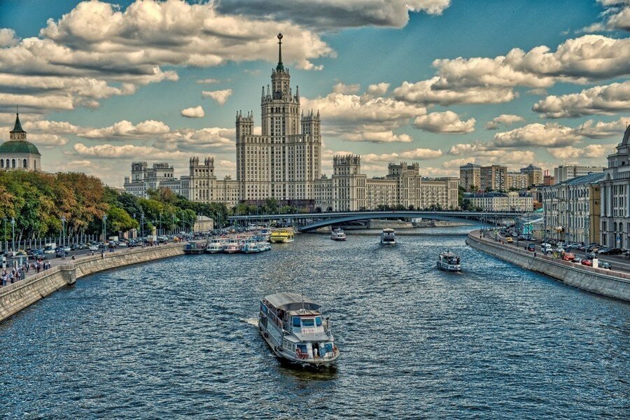 Москва река красивые фото