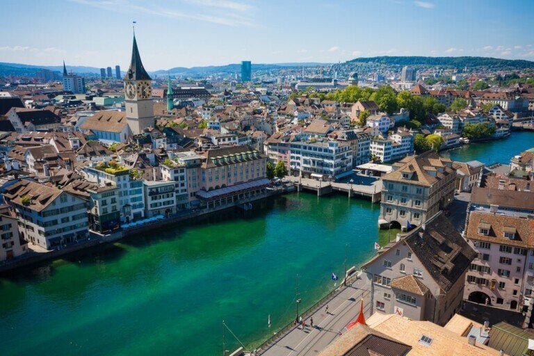 25 крупнейших городов Швейцарии
