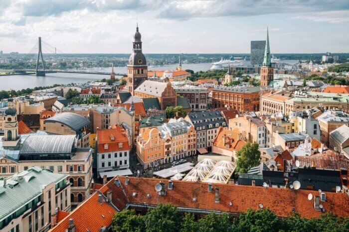 25 крупнейших городов Латвии