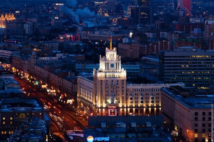 Рассвет над Москвой (30 фото)