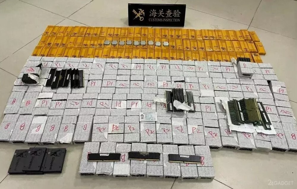В Китае раскрыли контрабандиста, незаконно перевозившего целый склад (2 фото)