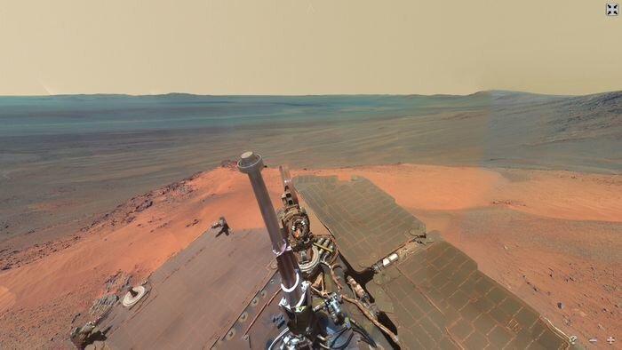 Качественная панорама Марса