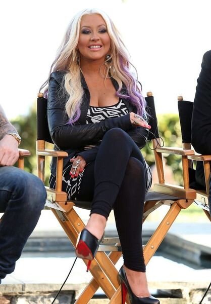 Кристина Агилера на NBC The Voice Press Junket в Лос-Анджелесе (12 фото)