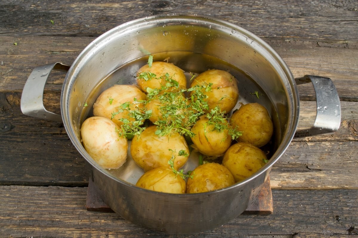 Картошку варить в холодной или горячей воде. Картофель в кастрюле. Картошка в мундире в кастрюле. Вареная картошка в кастрюле. Кастрюля для варки картофеля.