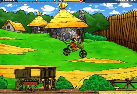 Asterix &amp; Obelix Bike Game
