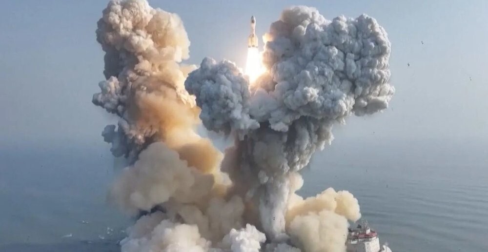 Китайская OrienSpace запустила в космос одну из мощнейших ракет на твёрдом топливе