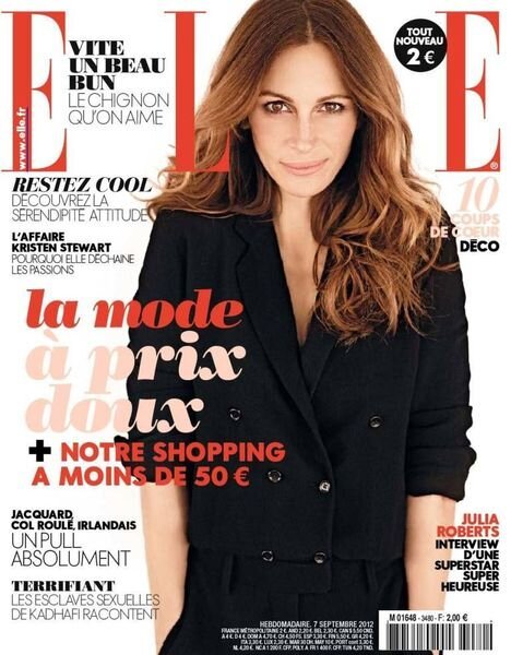 Фотосессия Julia Roberts (ELLE, сентябрь 2012) (7 фото)