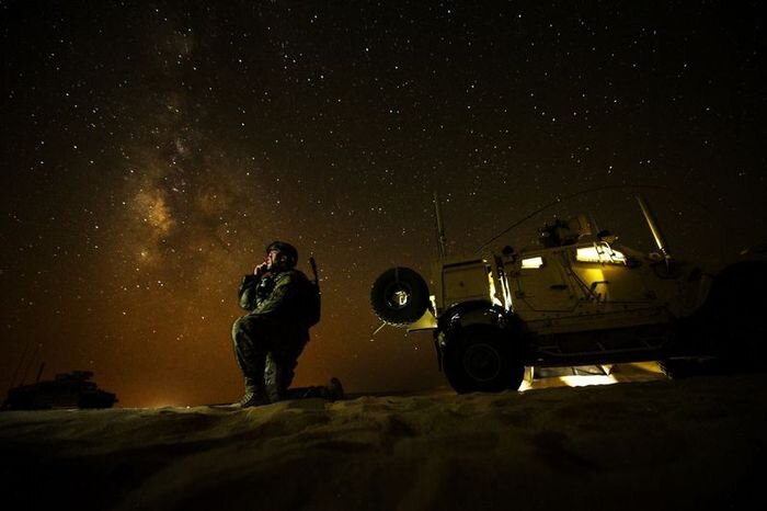 Фотографии с военных учений Spartan  (4 фото)