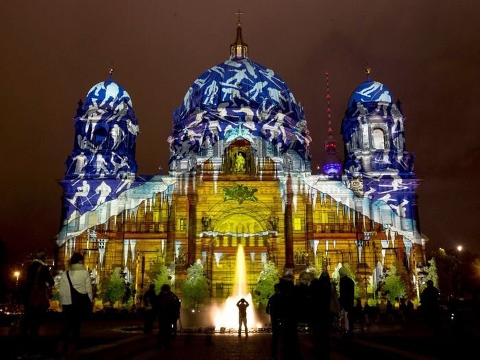 Фестиваль огней в Берлине (10 фото)