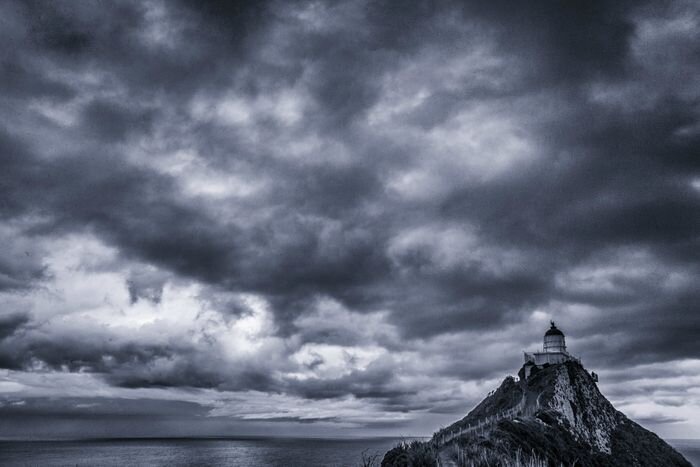 Маяк Nugget Point  (6 фото)