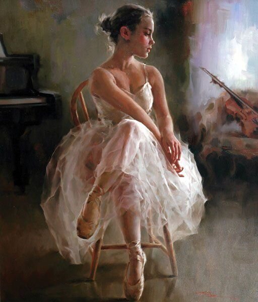 Художник Stephen Pan. Балерины (11 фото)