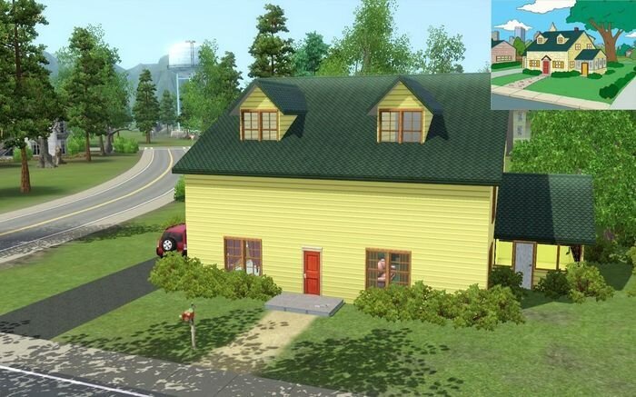 Дом Гриффинов в 3D (19 фото)