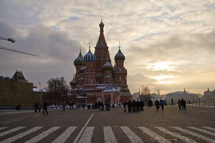 Москва. Утро. 1 января (20 фото)
